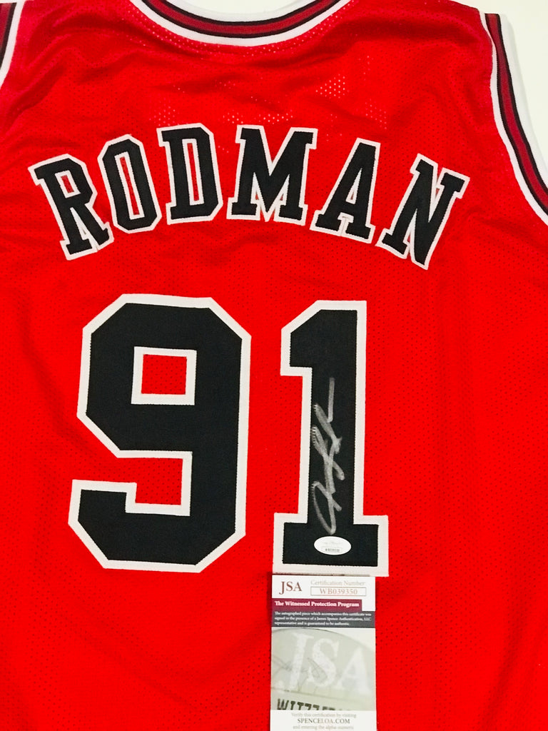 Dennis rodman online signed jersey