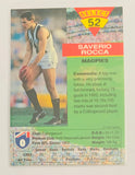 1994 AFL Select Signed Saverio Rocca rookie AUTO RC -