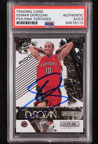 DeMar DeRozan Signed Rookies and Stars Longevity RC Auto