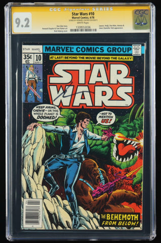 Howard Chaykin Signed 1978  Star Wars  #10 Comic CGC 9.2