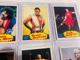 Lot of 8 1986 Scanlens WWF cards Hulk hogan , Andre the giant, rookies etc.
