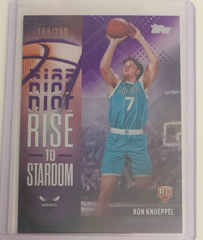 Topps Flagship - Kon Knueppel - RC Rookie Rise To Stardom /250