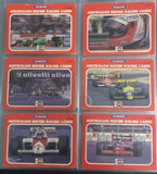 1986 SCANLENS AUSTRALIAN MOTOR RACING lot Senna , Lauda rookies