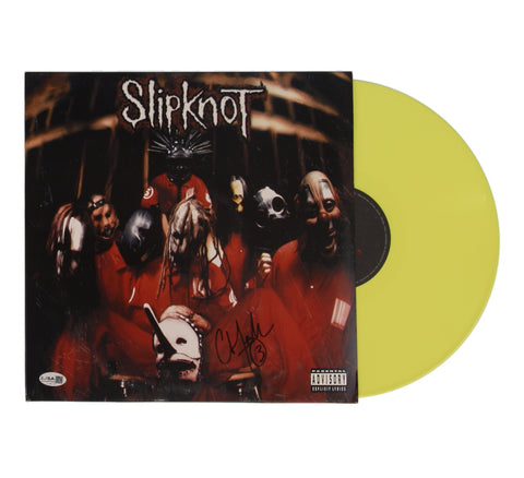 Chris Fehn Signed Slipknot Self-Titled Vinyl Record Album