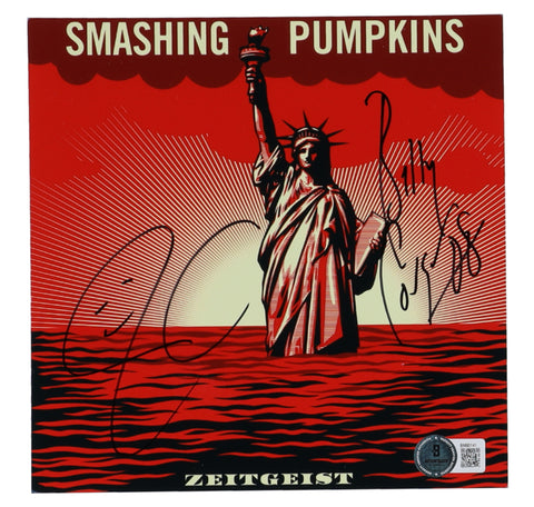 Billy Corgan & Jimmy Chamberlain Signed Smashing Pumpkins "Zeitgeist" Insert