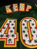 Shawn Kemp Signed Seattle Jersey AUTO Custom Kemp Cannabis