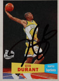 Kevin Durant Topps Rookie Card On Card Auto - JSA Holo COA
