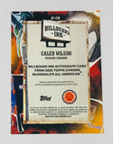 Topps 2025 Chrome McDonald's Caleb Wilson Billboard Ink #BI-CW Auto Rookie