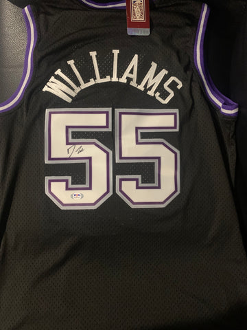 Jason Williams Signed Sacramento Kings Mitchell and Ness