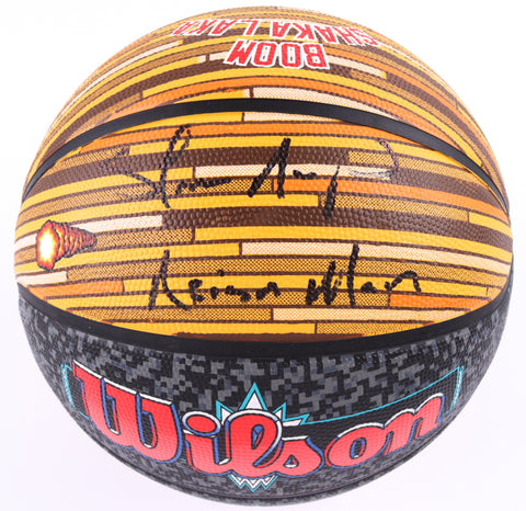 Shawn Kemp Signed "NBA Jam" Basketball Inscribed "Reign Man"