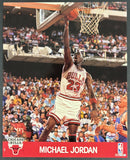 Michael Jordan Signed 1990 Hoops Jumbo Auto