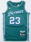 Jaden Ivey Signed Pistons Nike Authentic Jersey (Panini boxed Big Sean design )