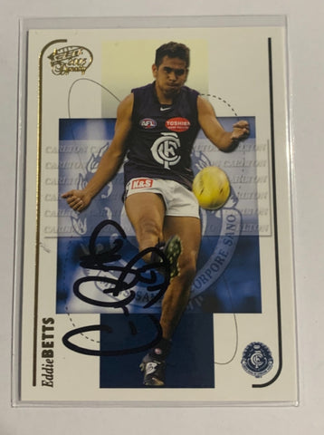 Select AFL 2005 Eddie Betts #31 Autographed Trading Card Signed Rookie RC