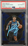 Paolo Banchero Signed Select Prizms Blue rookie rc auto