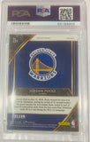 Signed Jordan Poole Red Disco Prizm RC Rookie Auto /49