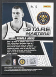 Nikola Jokic Signed 2021-22 Panini Mosaic Stare Masters -Jokic Hologram Auto