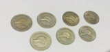 7 x NZ florins all different years 1934-42