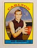 Scanlens 1968 A VFL Card #35  Alex Jesaulenko Rookie