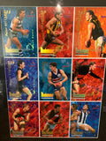 1995 AFL Football Quarters Uncut Sheet - Young guns 6 Autos /50 limited