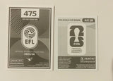 Nestory irankunda 2025 EFL Panini Sticker Lot #475 and World Cup 25-26 RC
