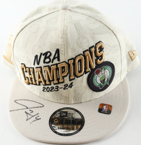 Jrue Holiday Signed Celtics 2023-24 NBA Champions Adjustable Hat