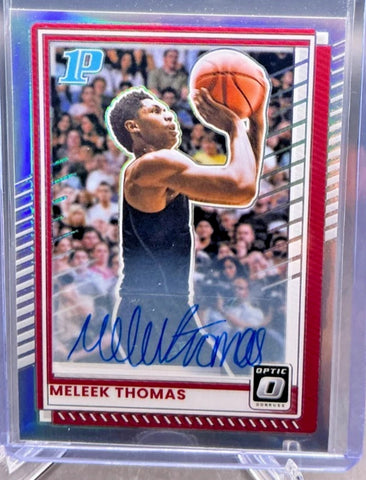 2025/26 Donruss 1st Prospect Optic MELEEK THOMAS Holo AUTO 42/99 #71