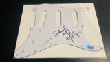 Alice Cooper Signed and inscribed pick guard