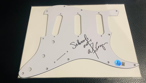 Alice Cooper Signed and inscribed pick guard