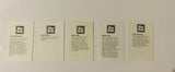 1983 Big Ben cards SANFL lot of 5 stars several Magareys