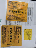 Pantera Signed 1993 Vulgar Display of Power Tour Ticket w/ Rex & Vinny Pau...