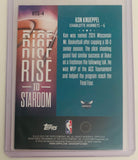 Topps Flagship - Kon Knueppel - RC Rookie Rise To Stardom /250