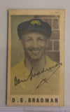 Don Bradman signed 1946 Cole’s card