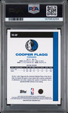 TOPPS SILVER PACK COOPER FLAGG PSA 10 AUTO ROOKIE SIGNED RC