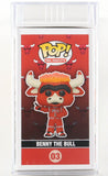 Scottie Pippen Signed Bulls #03 Benny the Bull POP PSA