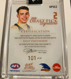 2021 Select AFL Optimum RILEY THILTHORPE Draft Pick Signature