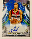 Topps Inception Kyshawn George Rookie Auto RC 10/25