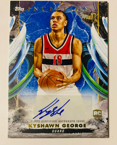 Topps Inception Kyshawn George Rookie Auto RC 10/25