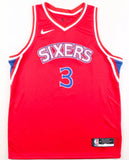 Allen Iverson signed Nike Philadelphia jersey  On Jersey Signature Auto