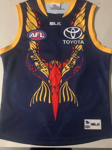 Adelaide Crows 2015 Indigenous Guernsey #23 Signed x4 Walker , Betts , Cameron