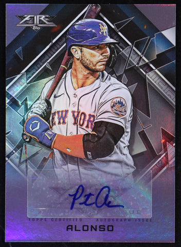 Pete Alonso 2022 Topps Fire Autographs #FAPA auto