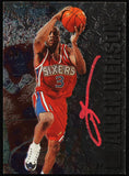 Allen Iverson Signed 1996-97 Metal RC