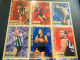 1995 AFL Football Bewick Signature Quarters Uncut sheet - 6 autos / 100 limited