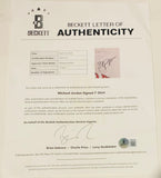 Michael Jordan Playing-Era Signed Chicago Bulls T-Shirt Beckett LOA