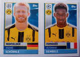 Topps UEFA Champions League 2016/17 Ousmane Dembele rookie sticker