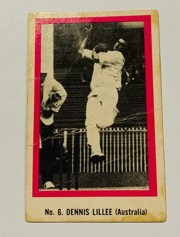 Dennis Lillee 1974 Sunicrust Cricket Rookie Card RC