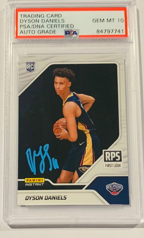 Dyson Daniels Rookie auto on card /1259