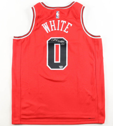 Coby White Signed Bulls Nike Authentic Jersey (Fanatics)