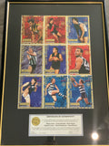 1995 AFL Football Bewick Signature Quarters Uncut sheet - 6 autos / 100 limited