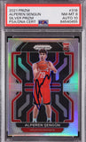 Alperen Sengun Signed 2021-22 Panini Prizm Prizms Silver #318 RC  auto