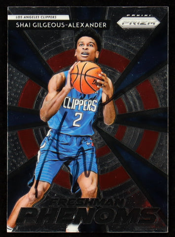 Shai Gilgeous-Alexander 2018-19 Panini Prizm Freshman Phenoms Prizms Silver #15 RC